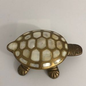 Bronce Metal Turle Decoration.